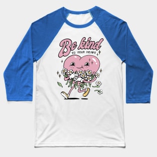 Kindness Heart Mascot Baseball T-Shirt